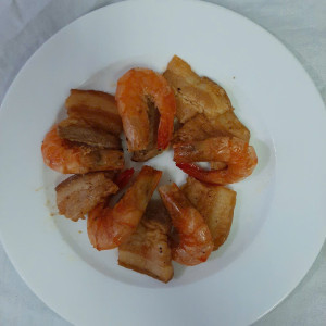 Tôm rim thịt