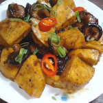 Món chay: Nấm kho chả